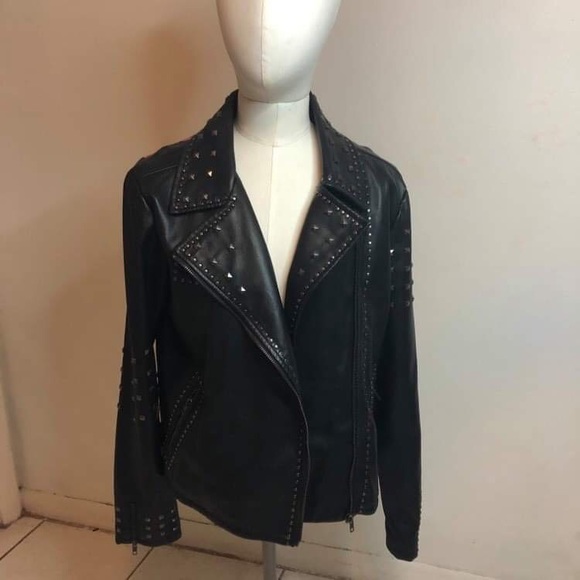 UO Silence + Noise Faux Leather Embroidered jacket - Picture 2 of 7